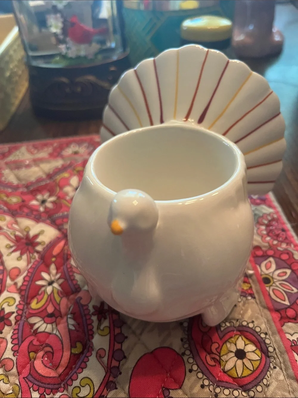 Yankee Candle turkey votive holder never used.